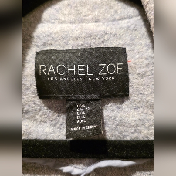 Rachel Zoe Elegant Gray Women's Coat - Picture 4 of 5